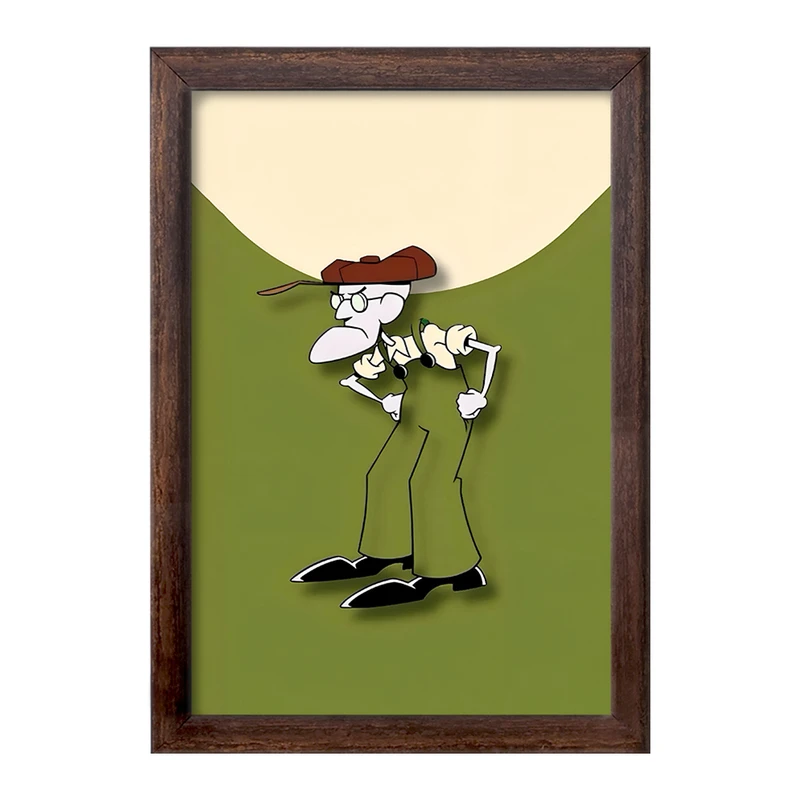 تابلو خندالو طرح شجاعت سگ ترسو (Courage the Cowardly Dog) کد F10806