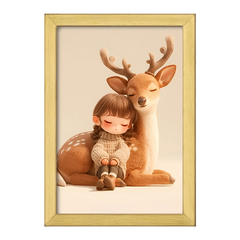 تابلو خندالو طرح دخترانه کیوت کد F5803