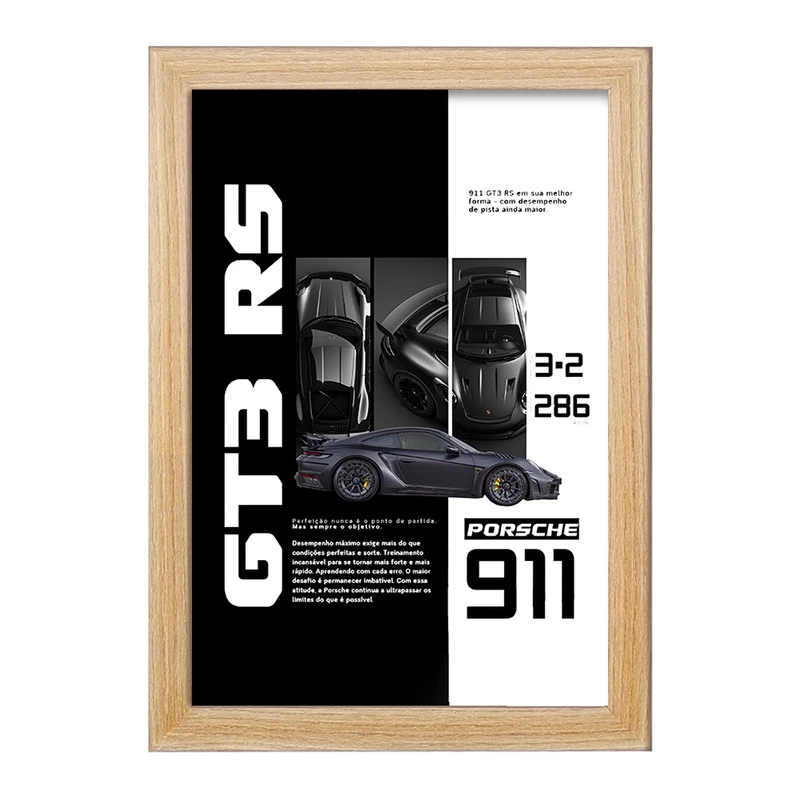 تابلو خندالو طرح پورشه (Porsche 911 GT3) کد F13738