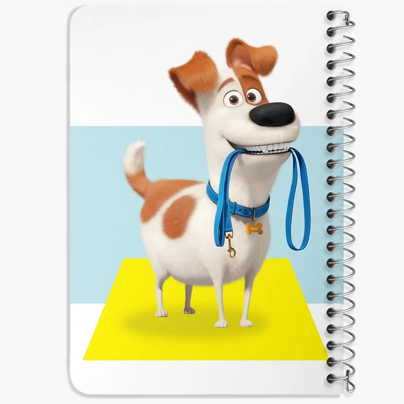 دفتر یادداشت 50 برگ خندالو طرح زندگی پنهان حیوانات خانگی The Secret Life of Pets  کد 10679