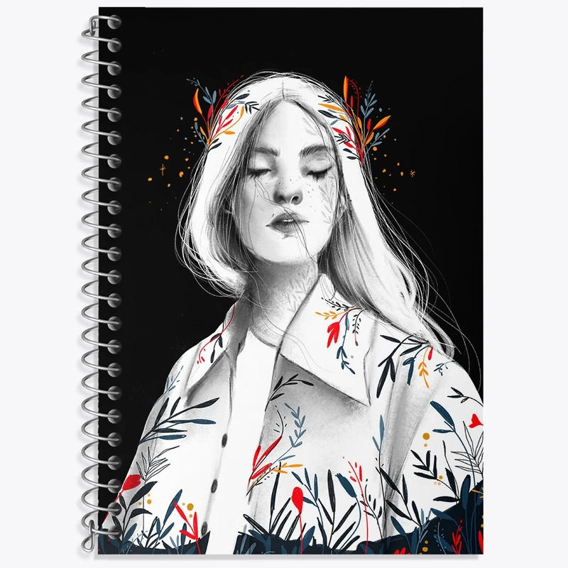 دفتر لغت 50 برگ خندالو طرح دخترانه فانتزی کد N8896