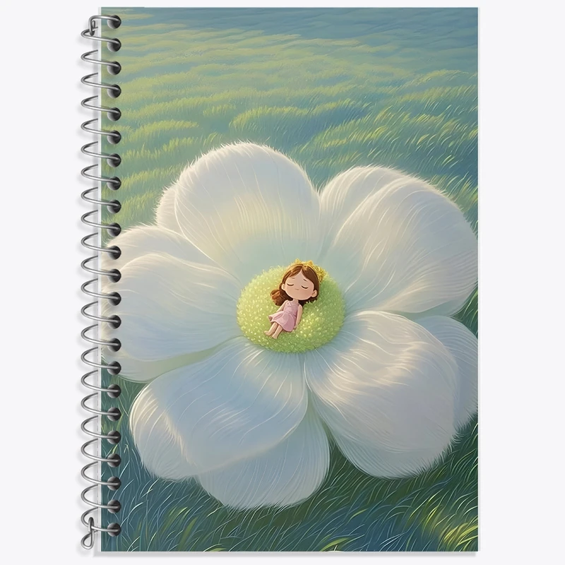 دفتر لغت 50 برگ خندالو طرح دخترانه کیوت کد F13704