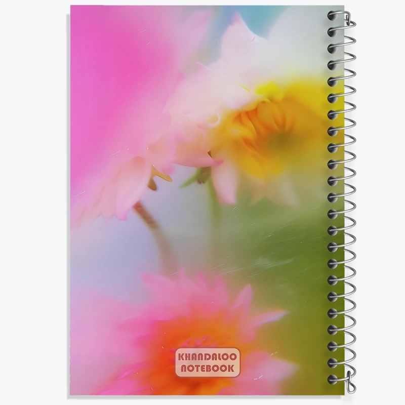 دفتر لیست خرید 50 برگ خندالو طرح گل گلی کد N8913