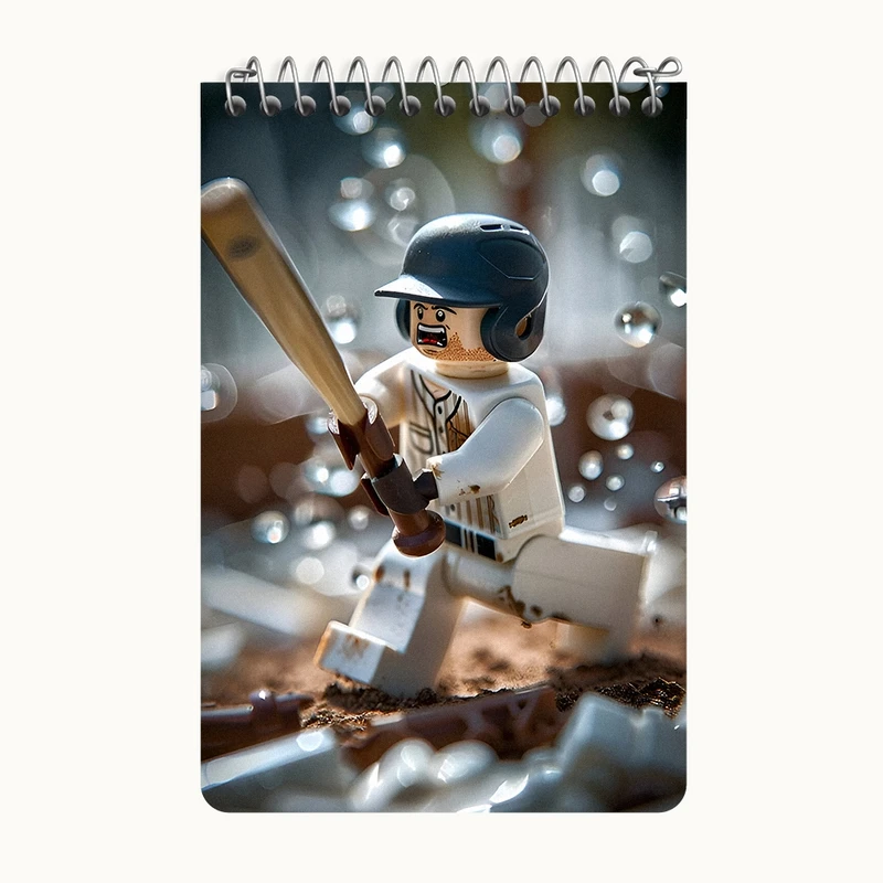 دفتر یادداشت 50 برگ خندالو طرح لگو (Lego) کد F6550