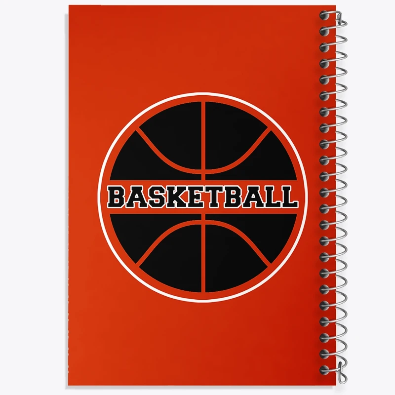 دفتر طراحی 50 برگ خندالو طرح بسکتبال Basketball کد 26449