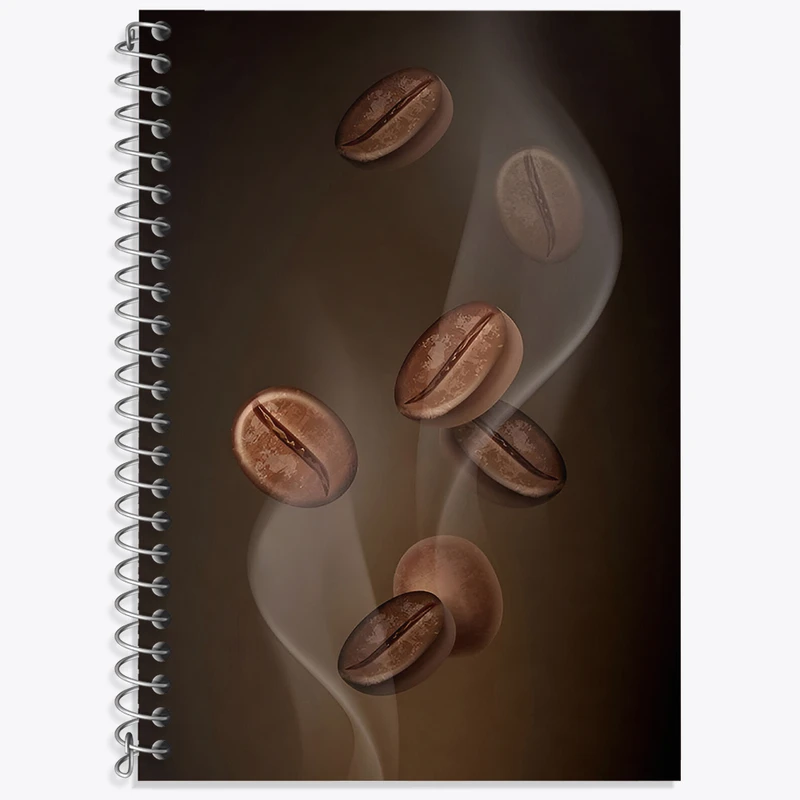 دفتر نت موسیقی 50 برگ خندالو طرح قهوه (Coffee) کد F4257