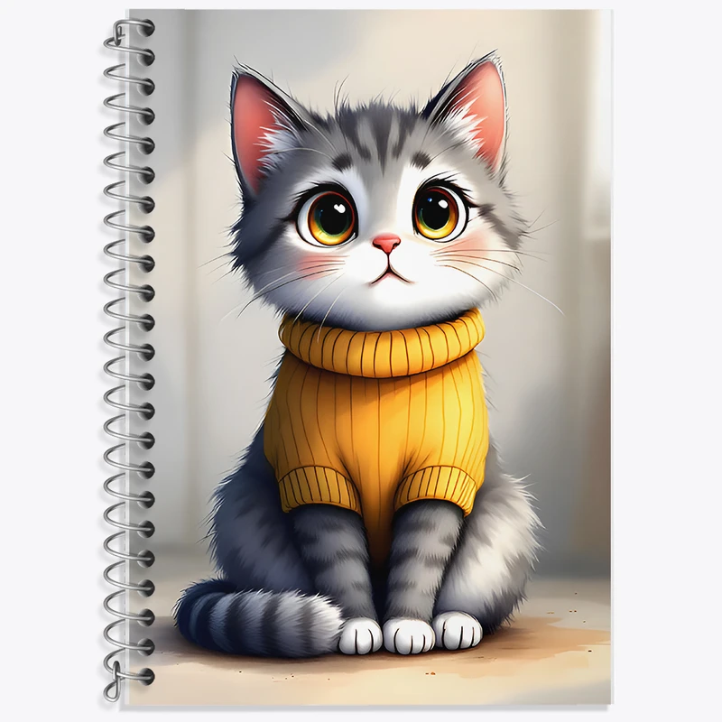 دفتر نت موسیقی 50 برگ خندالو طرح گربه کد F12077