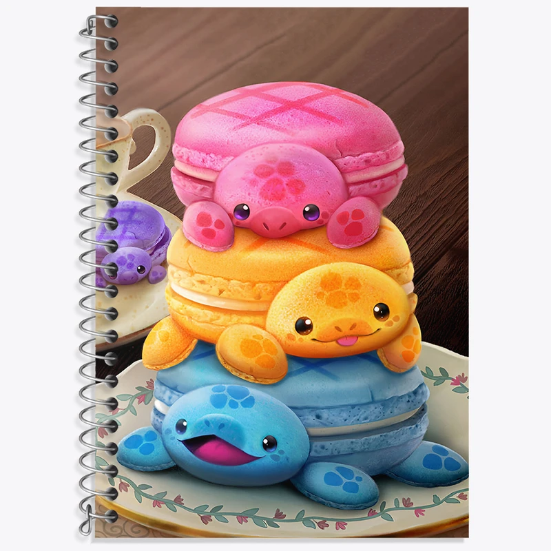 دفتر نت موسیقی 50 برگ خندالو طرح لاکپشت های ماکارون کد N6602