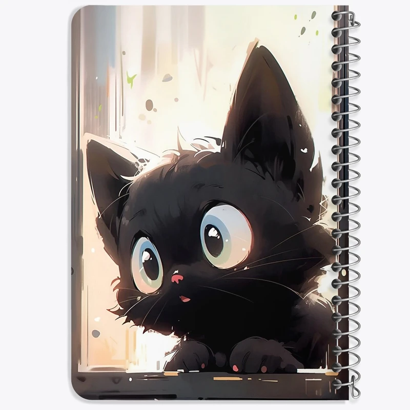 دفتر یادداشت 50 برگ خندالو طرح گربه (Cat) کد F924