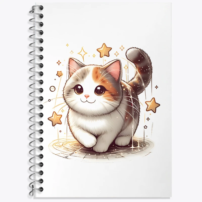 دفتر نت موسیقی 50 برگ خندالو طرح گربه کد F11740