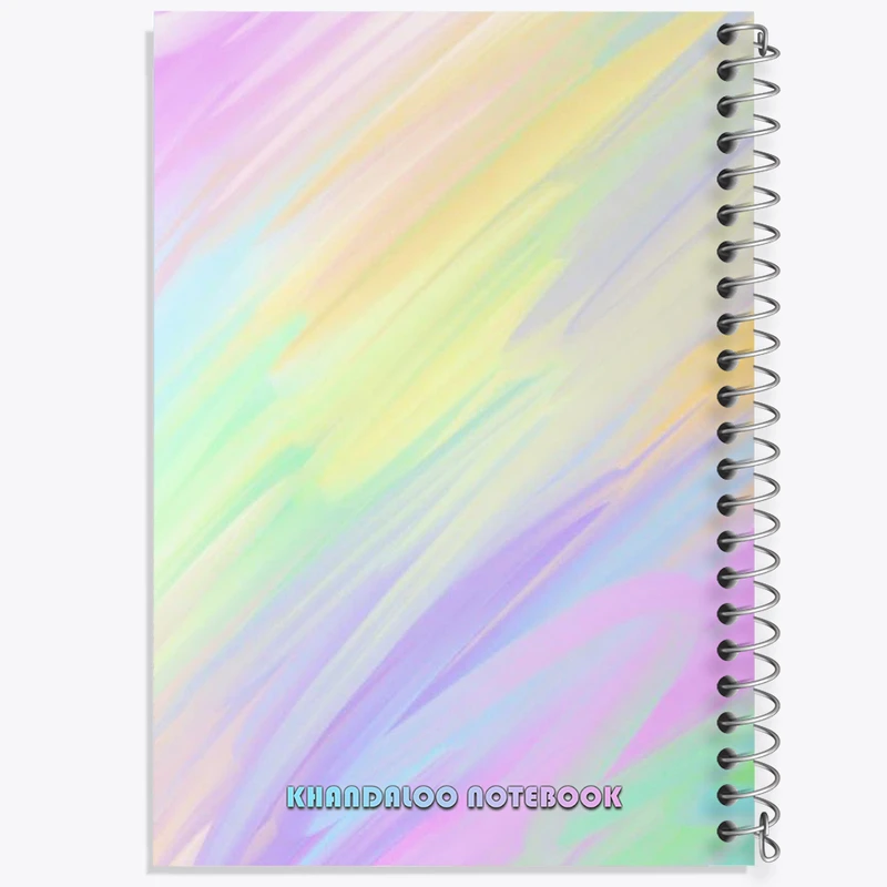 دفتر مشق 50 برگ خندالو طرح رنگی رنگی کد N6009