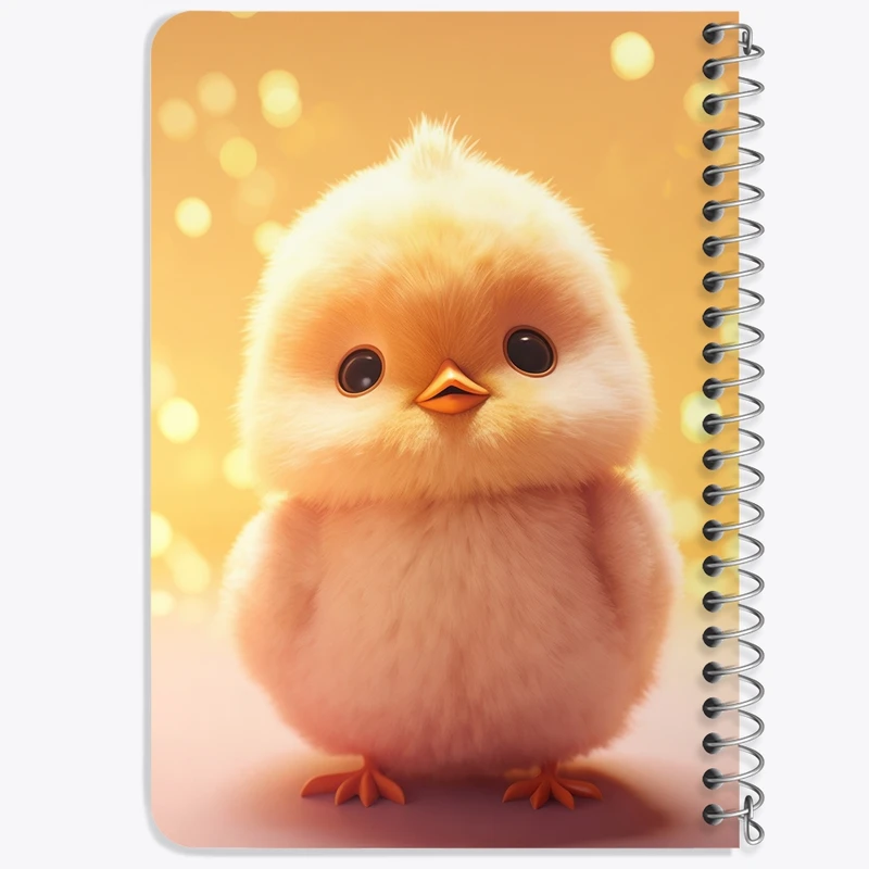 دفتر یادداشت 50 برگ خندالو طرح جوجه کیوت کد F2611