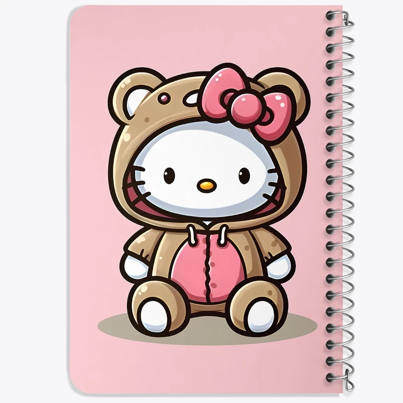 دفتر یادداشت 50 برگ خندالو طرح هلو کیتی (Hello Kitty) کد N6510