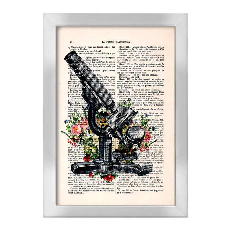 تابلو خندالو طرح میکروسکوپ (Microscope) کد F14041