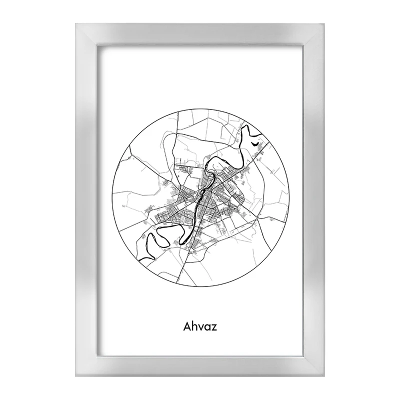 تابلو خندالو طرح نقشه شهر اهواز کد F1705