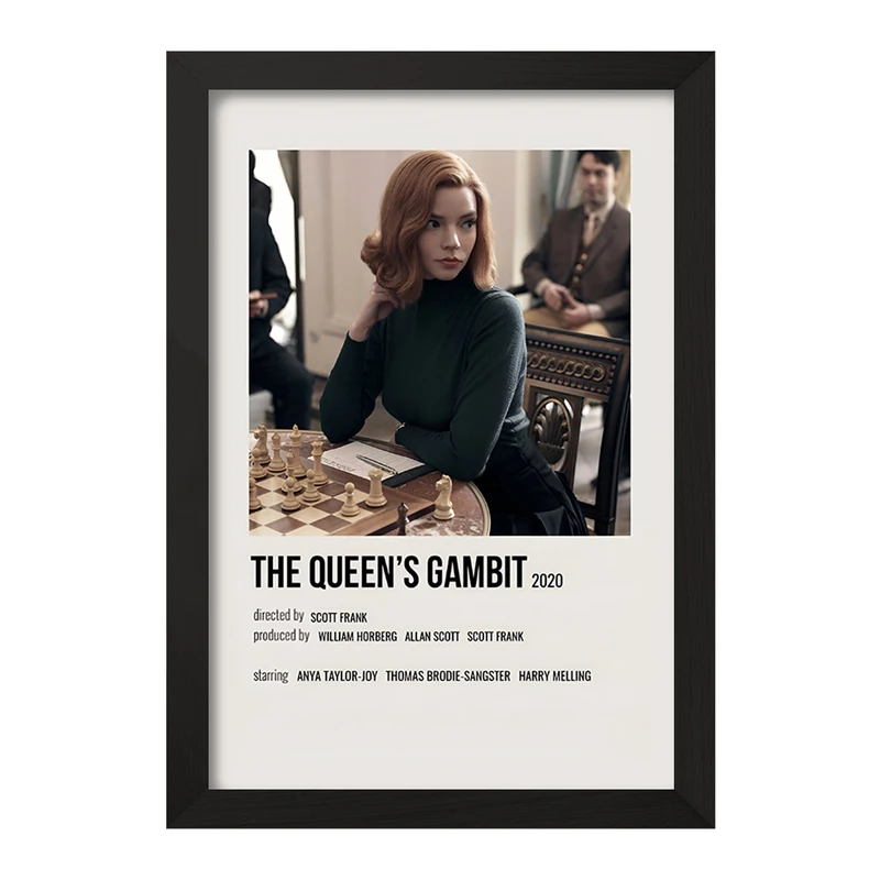 تابلو خندالو طرح گامبی وزیر (The Queen's Gambit) کد F13310