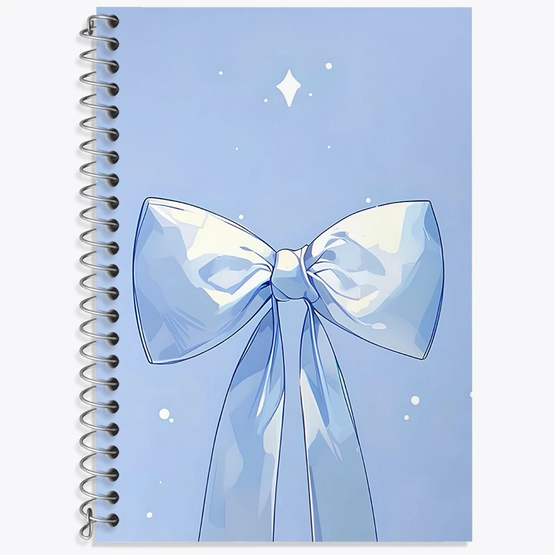 دفتر زبان 50 برگ خندالو مدل سه خط طرح پاپیون کد N7308