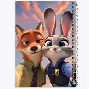 دفتر مشق 100 برگ خندالو طرح زوتوپیا (Zotopia) کد N7305