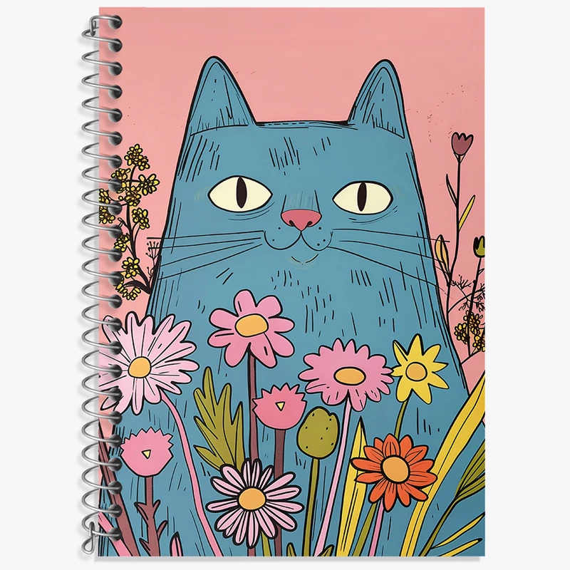 دفتر نت موسیقی 50 برگ خندالو طرح گربه بامزه کد F4877