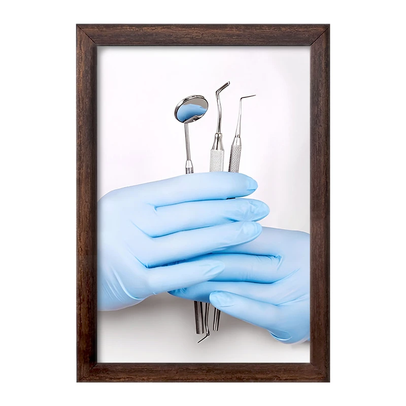 تابلو خندالو طرح دندان و دندان پزشکی کد F9825