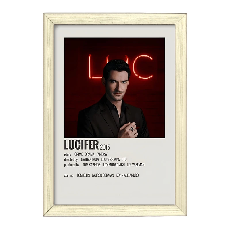 تابلو خندالو طرح لوسیفر (Lucifer) کد F13283