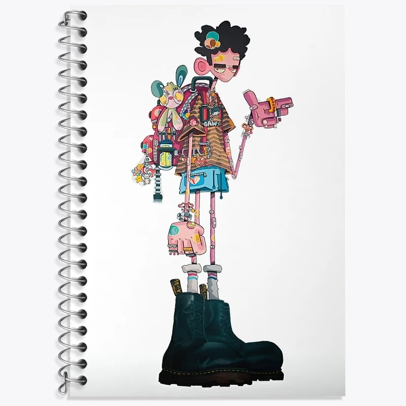 دفتر لغت 50 برگ خندالو طرح پسرانه کد F4171