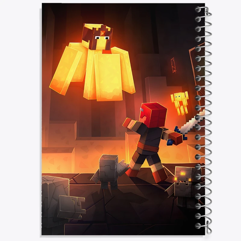 دفتر لیست خرید 50 برگ خندالو طرح ماینکرافت (Minecraft) کد F3506