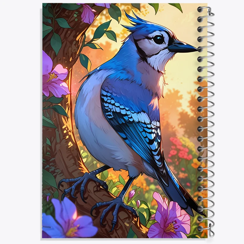 دفتر نقاشی 50 برگ خندالو طرح پرنده کد F12688