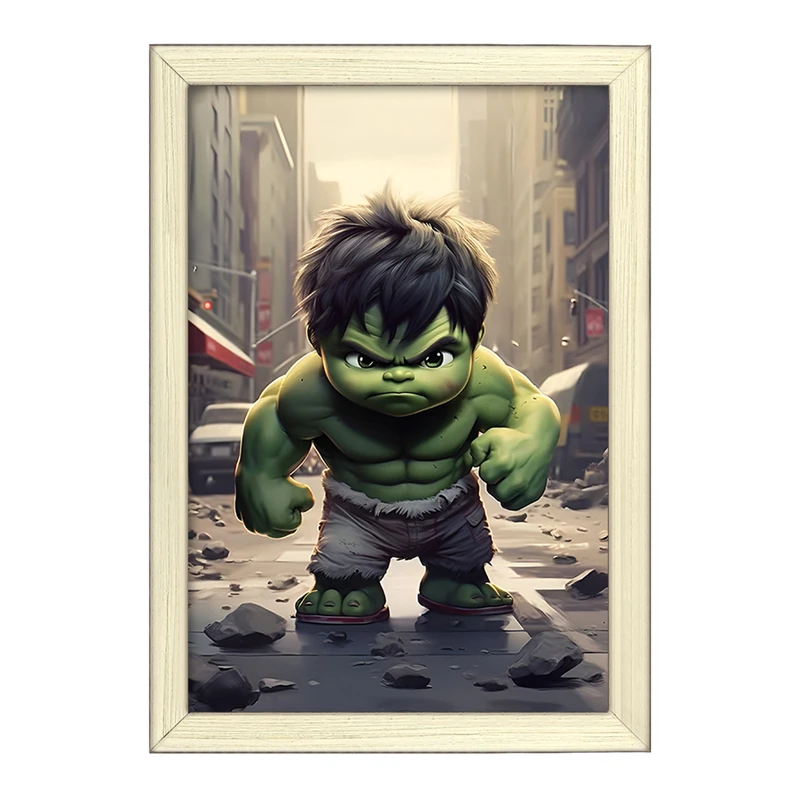 تابلو خندالو طرح هالک مارول (Marvel) کد F4393
