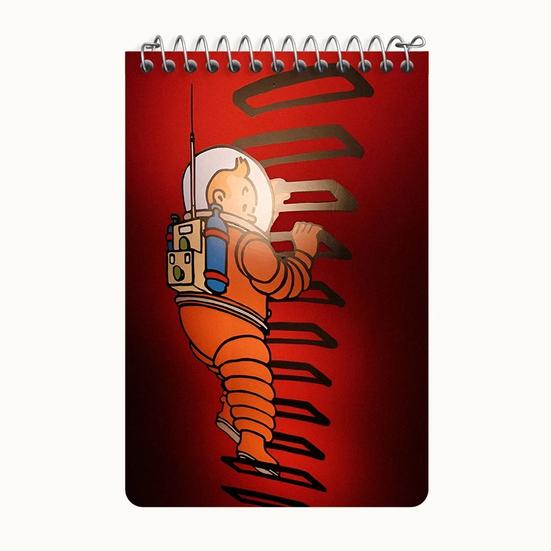 دفتر یادداشت 50 برگ خندالو طرح تن تن (Tintin) کد F10334
