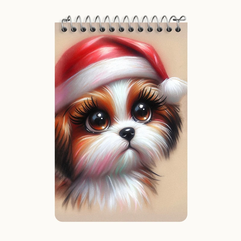 دفتر یادداشت 50 برگ خندالو طرح سگ بامزه کد F7107