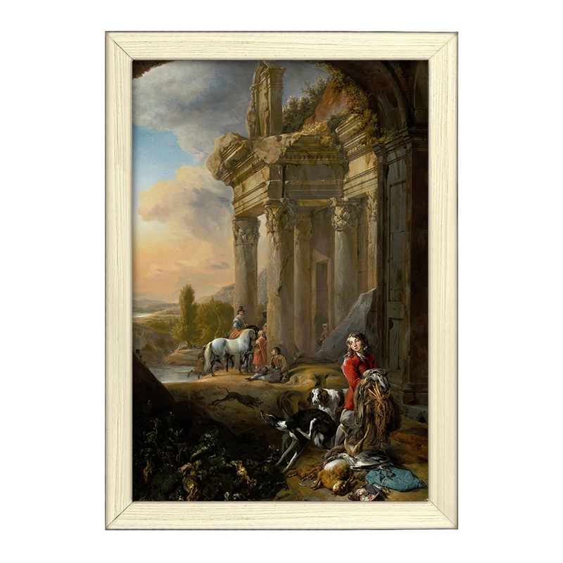 تابلو خندالو طرح نقاشی پس از شکار اثر جان وینیکس کد F12144