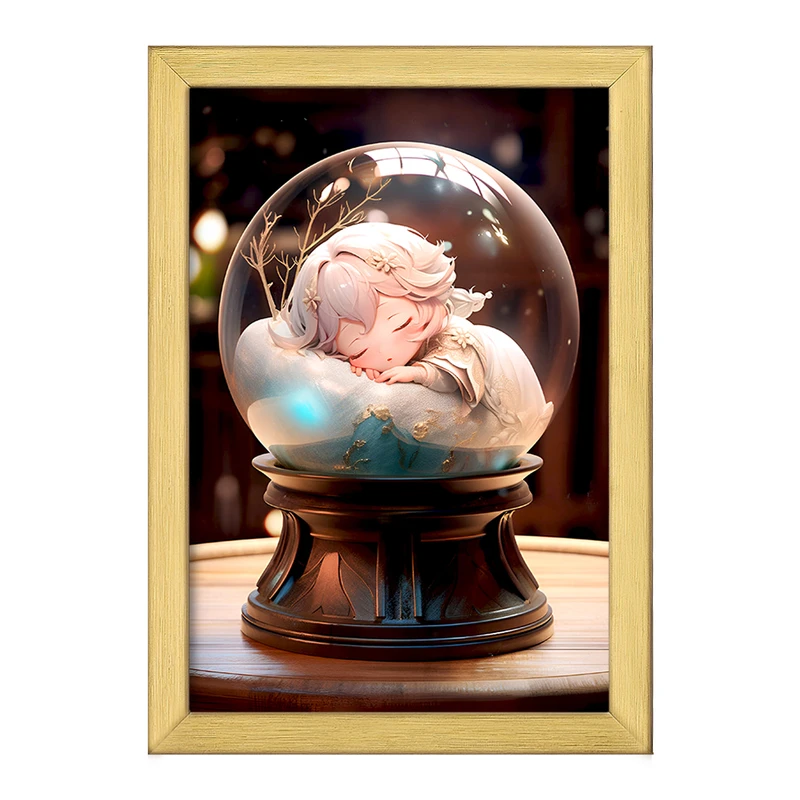 تابلو خندالو طرح دختر کیوت کد F9353