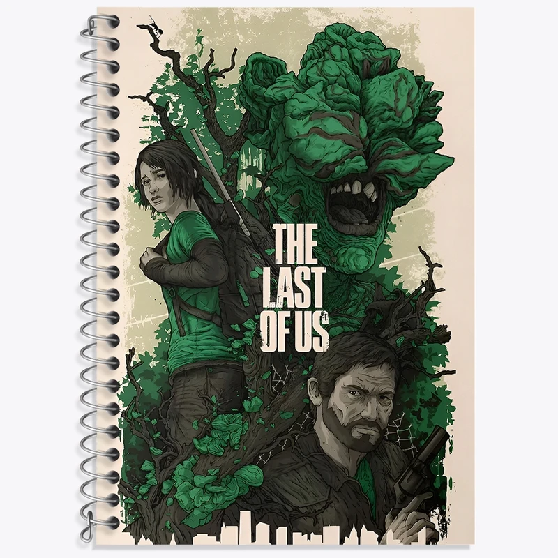 دفتر لغت 50 برگ خندالو طرح (The Last Of Us) آخرین بازمانده از ما کد N9302