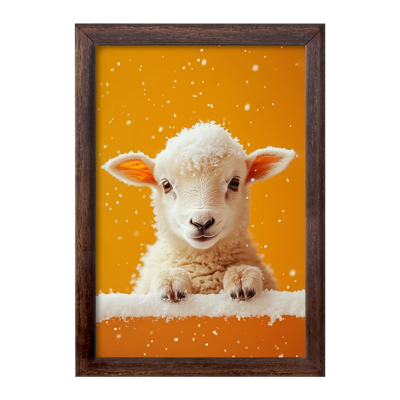 تابلو خندالو طرح گوسفند کد F10037