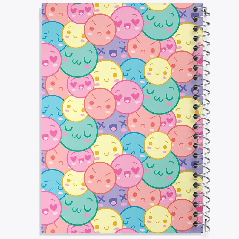 دفتر طراحی 50 برگ خندالو طرح ایموجی کد N332