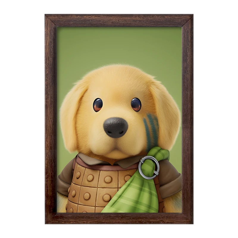 تابلو خندالو طرح سگ کد F10053