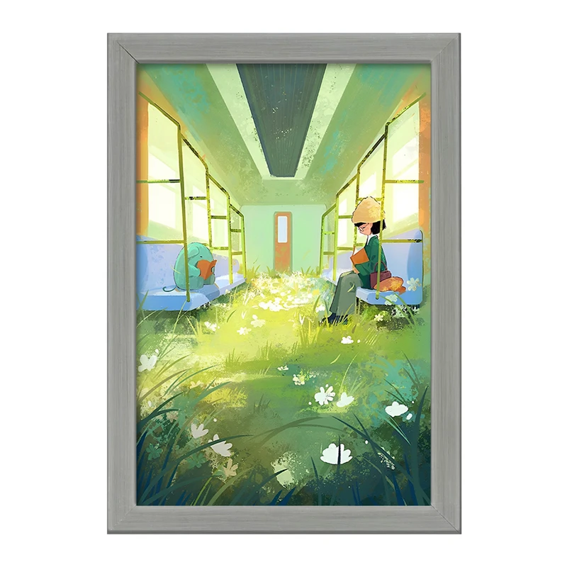 تابلو خندالو طرح قطار بهشت کد F10982