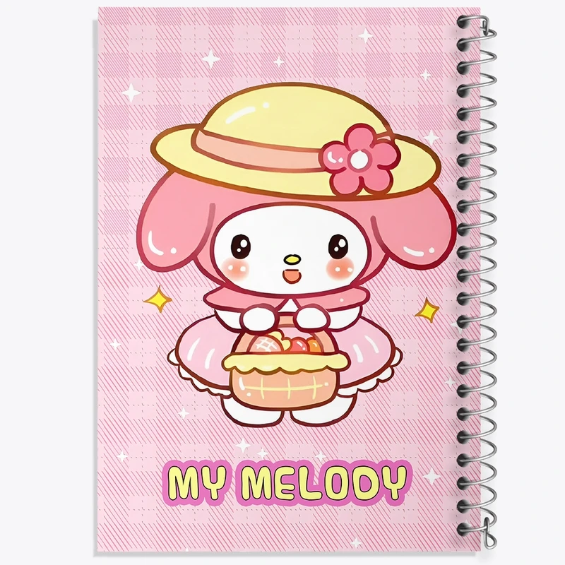دفتر طراحی 50 برگ خندالو طرح مای ملودی (My Melody) کد N9020
