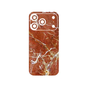 MAHOOT Red Marble Cover Sticker for Apple iPhone 17 Pro