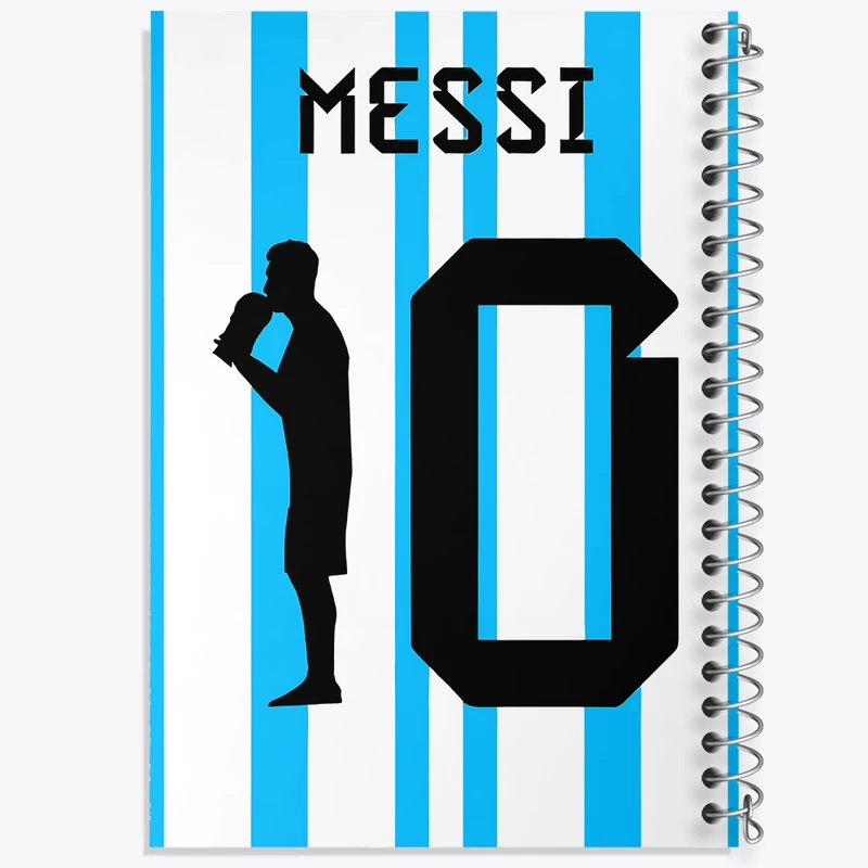 دفتر نقاشی 50 برگ خندالو طرح لیونل مسی کد F8973