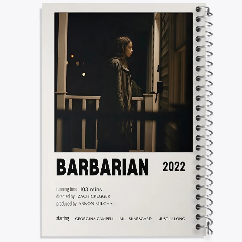 دفتر ژورنال نویسی 50 برگ خندالو مدل نقطه ای طرح بربر (Barbarian) کد F13067