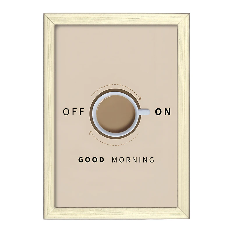 تابلو خندالو طرح قهوه (COFFEE) کد F10402