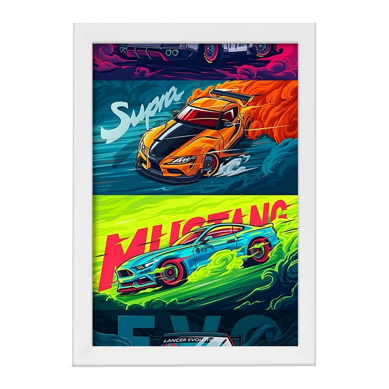 تابلو خندالو طرح تویوتا (Toyota Supra) کد F13739