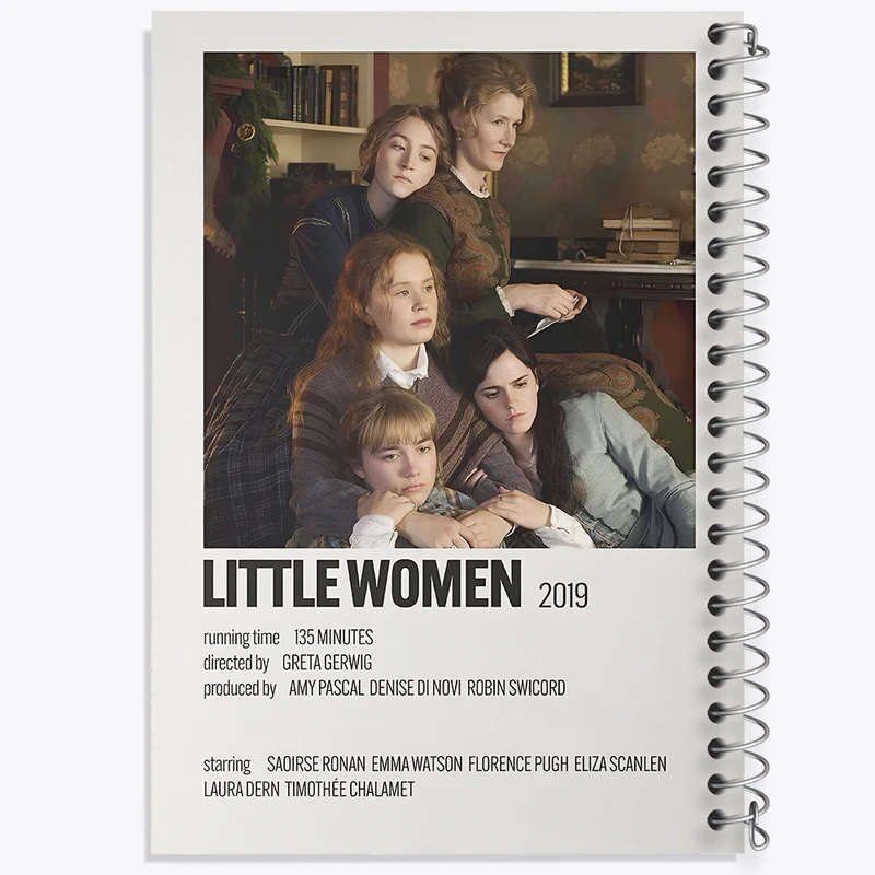 دفتر مشق 100 برگ خندالو طرح زنان کوچک (Little Women) کد F13289