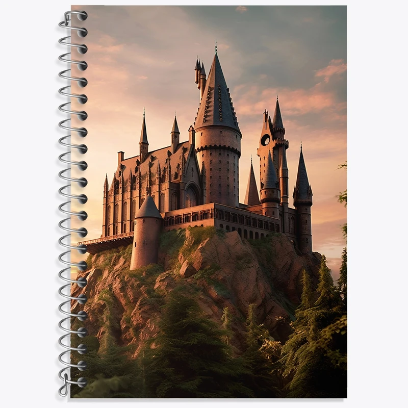 دفتر لغت 50 برگ خندالو طرح هاگوارتز هری پاتر کد F4265