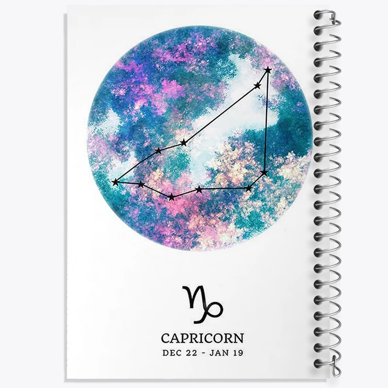 دفتر طراحی 50 برگ خندالو طرح ماه تولد دی کد F11380