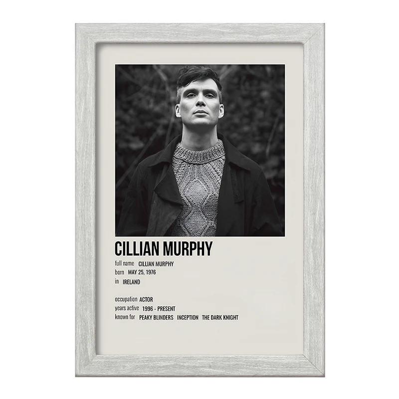 تابلو خندالو طرح کیلین مورفی (Cillian Murphy) کد F13377