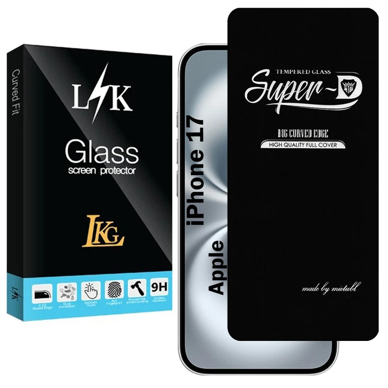 محافظ صفحه نمایش ال کا جی مدل SupD-LK مناسب برای گوشی موبایل اپل iPhone 17