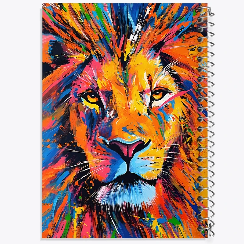 دفتر طراحی 50 برگ خندالو طرح شیر کد F12095